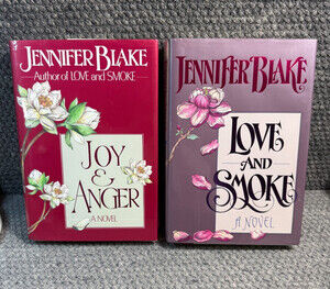 Lot of 2 Books by Jennifer Blake (Romance) Love and Smoke & Joy and Anger